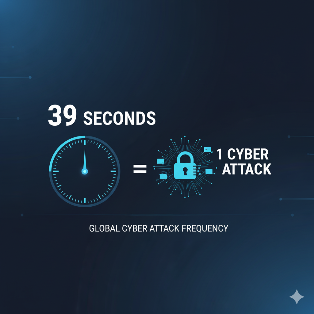 Cyber attack frequency visualization for CISO executive search urgency